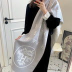 Hermès Horse Carriage Embossed Cashmere Scarf for Women – product image 5