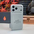 Black Hermes iPhone 17 Pro Max Case – Luxury Hermes iPhone Case