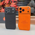 Orange Hermes iPhone 17 Pro Max Case – Luxury Hermes iPhone Case