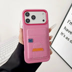 Orange Hermès iPhone 17 Pro Max Case with Card Slot – Luxury Leather Hermes Phone Case