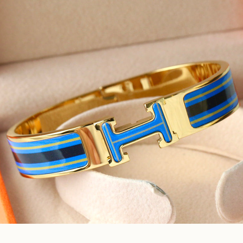 Hermès Letter Buckle Enamel Bracelet – Luxury Jewelry – product image 2