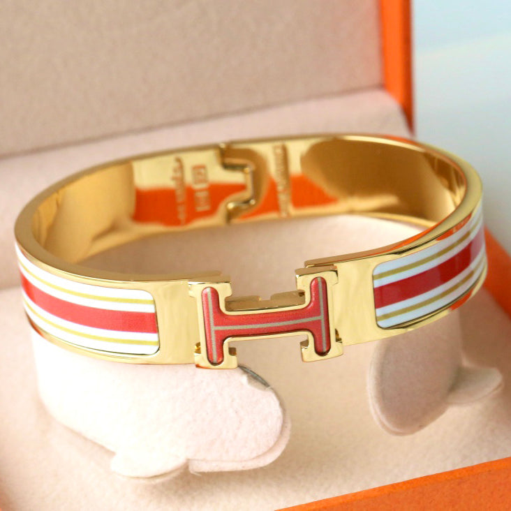 Hermès Letter Buckle Enamel Bracelet – Luxury Jewelry – product image 9
