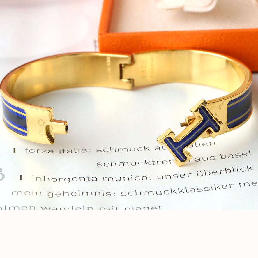 Hermès Letter Buckle Enamel Bracelet – Luxury Jewelry – product image 13