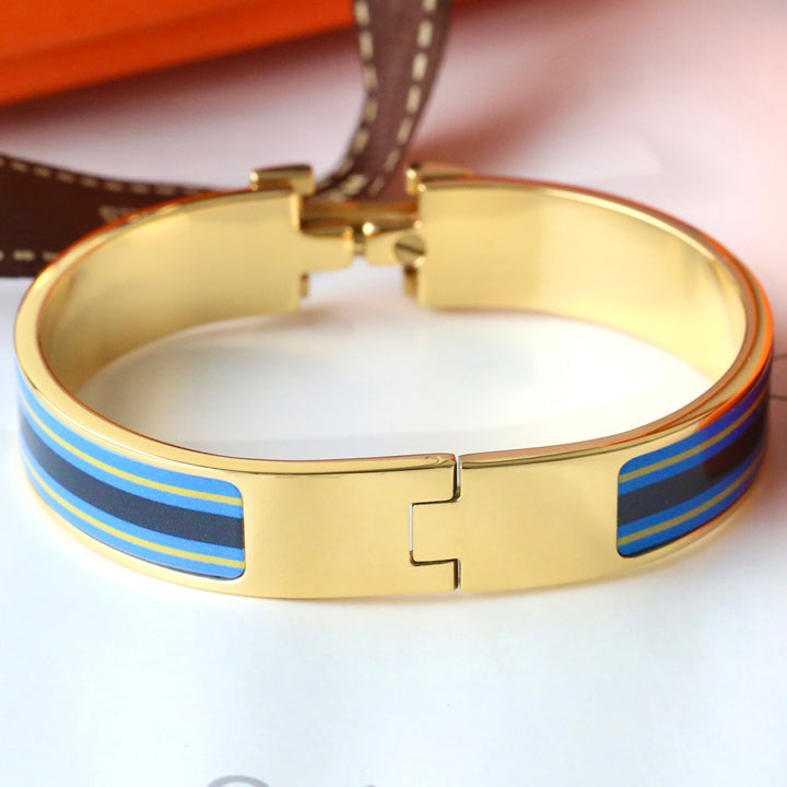 Hermès Letter Buckle Enamel Bracelet – Luxury Jewelry – product image 14
