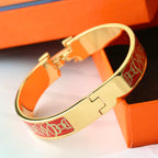 Hermès Letter Buckle Pattern Enamel Bracelet – Luxury Jewelry – product image 11