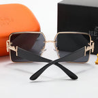 Hermès Oversized Square Metal Polarized Sunglasses for Unisex – product image 12