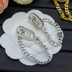 O'Lock Metal Chain Earrings