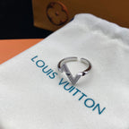 Louis Vuitton 3-Color Classic Zircon Open Ring – Luxury Designer Jewelry – product image 3
