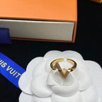 Louis Vuitton 3-Color Classic Zircon Open Ring – Luxury Designer Jewelry – product image 9
