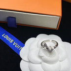 Louis Vuitton 3-Color Classic Zircon Open Ring – Luxury Designer Jewelry – product image 12