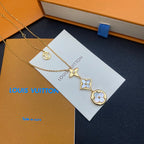 Louis Vuitton 3 Flower Necklace – Luxury Designer Jewelry – product image 1