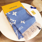 Louis Vuitton 6-color Four-leaf Clover Rabbit Cashmere Shawl Scarf for Women – product image 17