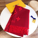Louis Vuitton 6-color Four-leaf Clover Rabbit Cashmere Shawl Scarf for Women – product image 21