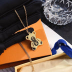 Louis Vuitton Bear Long Necklace – Luxury Designer Jewelry – product image 1