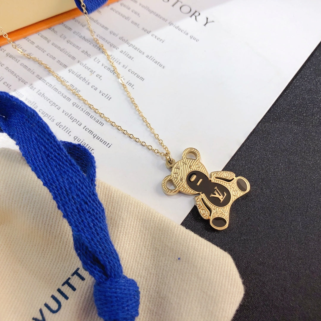 Louis Vuitton Bear Long Necklace – Luxury Designer Jewelry – product image 4