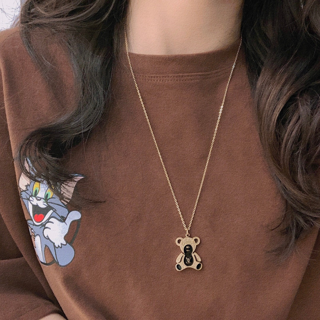 Louis Vuitton Bear Long Necklace – Luxury Designer Jewelry – product image 5
