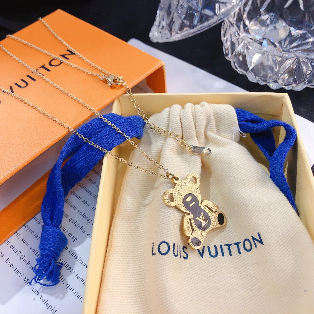 Louis Vuitton Bear Long Necklace – Luxury Designer Jewelry – product image 6