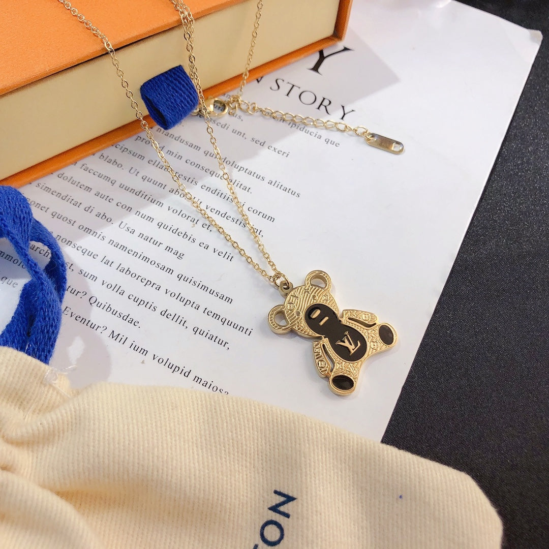 Louis Vuitton Bear Long Necklace – Luxury Designer Jewelry – product image 7