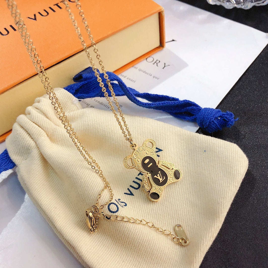 Louis Vuitton Bear Long Necklace – Luxury Designer Jewelry – product image 8