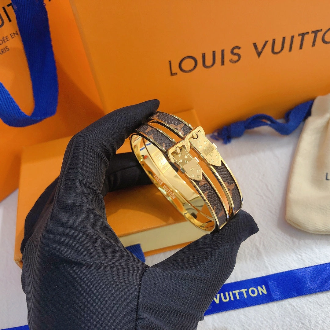 Louis Vuitton Belt Buckle Monogram Bracelet – Luxury Jewelry – product image 3
