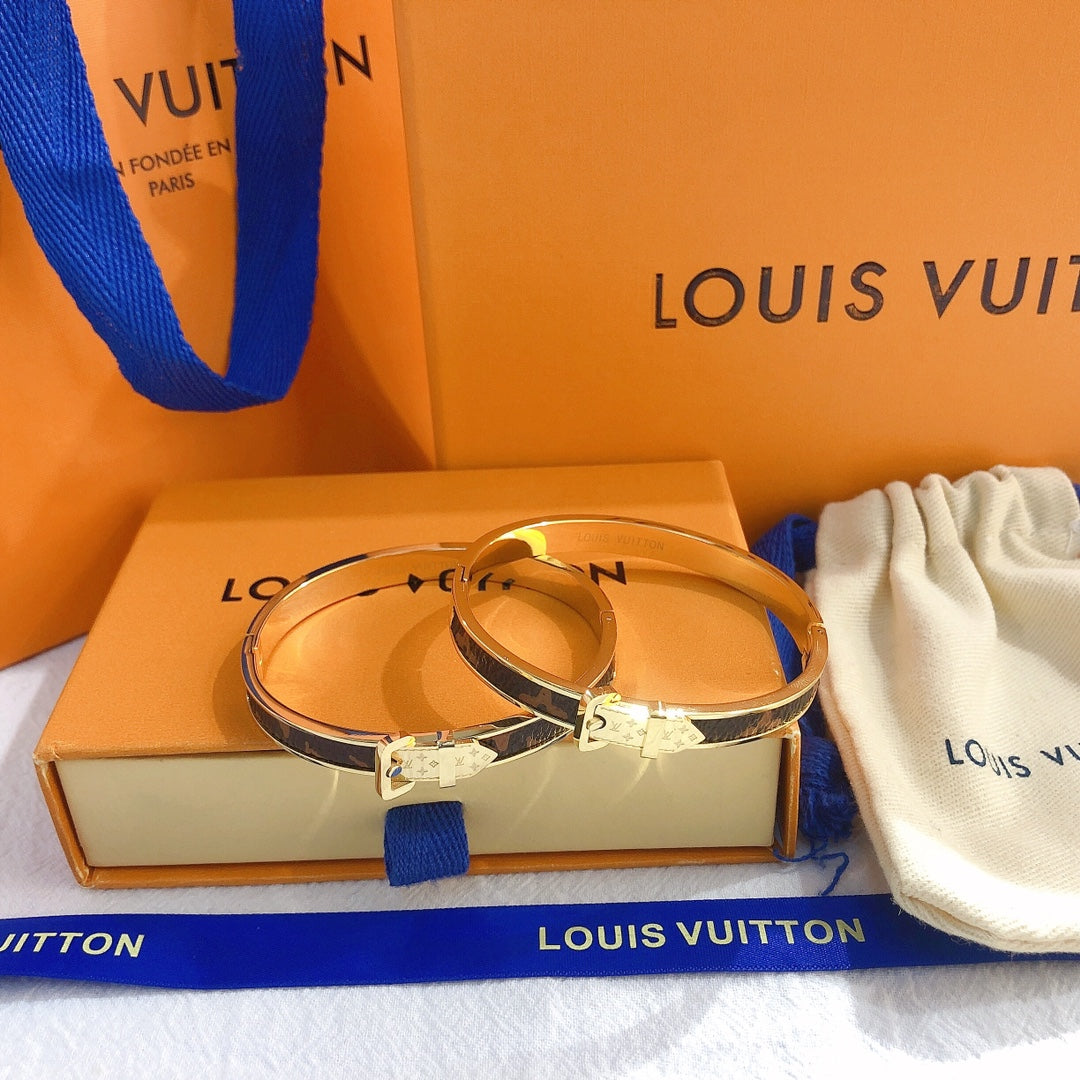 Louis Vuitton Belt Buckle Monogram Bracelet – Luxury Jewelry – product image 4