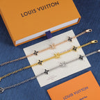 Louis Vuitton Black Four-Leaf Clover Metal Bracelet – Luxury Jewelry – product image 8