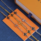 Louis Vuitton Black Four-Leaf Clover Metal Bracelet – Luxury Jewelry – product image 9