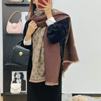 Louis Vuitton Cashmere Colorblock Edition Letter Jacquard Scarf for Women – product image 20