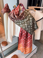 Louis Vuitton Cashmere Gradient Heart Monogram Scarf Shawl for Women – product image 2