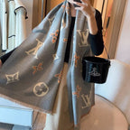 Louis Vuitton Cashmere Leopard Print Monogram Scarf Shawl for Women – product image 23