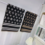 Louis Vuitton Cashmere Letter Jacquard Scarf Shawl for Women – product image 11