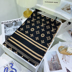 Louis Vuitton Cashmere Letter Jacquard Scarf Shawl for Women – product image 2