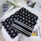 Louis Vuitton Cashmere Letter Jacquard Scarf Shawl for Women – product image 9