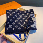 Louis Vuitton Cashmere Monogram Elements Jacquard Knitted Scarf for Women – product image 3