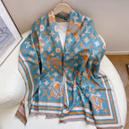 Louis Vuitton Cashmere Monogram Jacquard Scarf Shawl for Women – product image 10