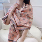 Louis Vuitton Cashmere Monogram Jacquard Scarf Shawl for Women – product image 32