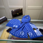 Louis Vuitton Cashmere Monogram Letter Jacquard Scarf Hat Set for Women – product image 23