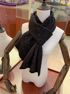 Louis Vuitton Cashmere Monogram Men's Knitted Scarf for Women – product image 9