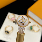 Louis Vuitton Chalcedony Crystal Open Ring – Luxury Designer Jewelry – product image 2