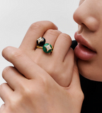 Louis Vuitton Chalcedony Crystal Open Ring – Luxury Designer Jewelry – product image 13