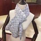 Louis Vuitton Classic Checkerboard Wool Warm Scarf for Women – product image 1