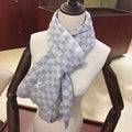 Louis Vuitton Classic Checkerboard Wool Warm Scarf for Women – product image 5