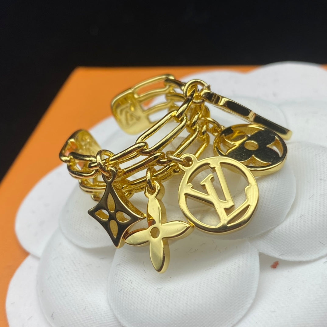 Louis Vuitton Classic Key Monogram Pendant Ring – Luxury Designer Jewelry – product image 6