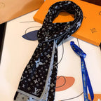 Louis Vuitton Classic Monogram Cashmere Jacquard Knit Scarf for Women – product image 9
