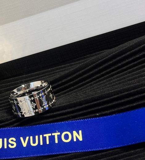 Louis Vuitton Classic Monogram Crystal Ring – Luxury Designer Jewelry – product image 2