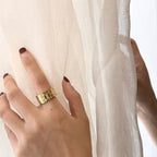 Louis Vuitton Classic Monogram Crystal Ring – Luxury Designer Jewelry – product image 9