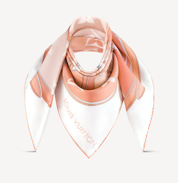 Louis Vuitton Classic Monogram Gradient Silk Scarf for Women – product image 14