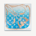 Louis Vuitton Classic Monogram Gradient Silk Scarf for Women – product image 3