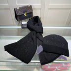 Louis Vuitton Classic Monogram Unisex Wool Scarf Hat Set – product image 27