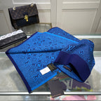 Louis Vuitton Classic Monogram Unisex Wool Scarf Hat Set – product image 28